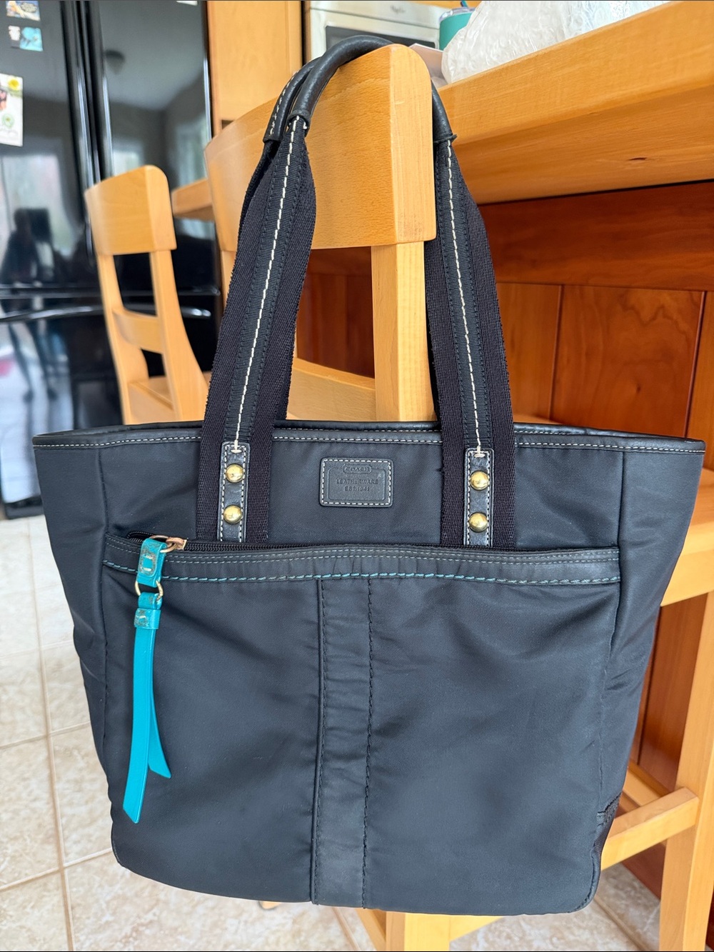 Coach Hampton Nylon Tote Bag